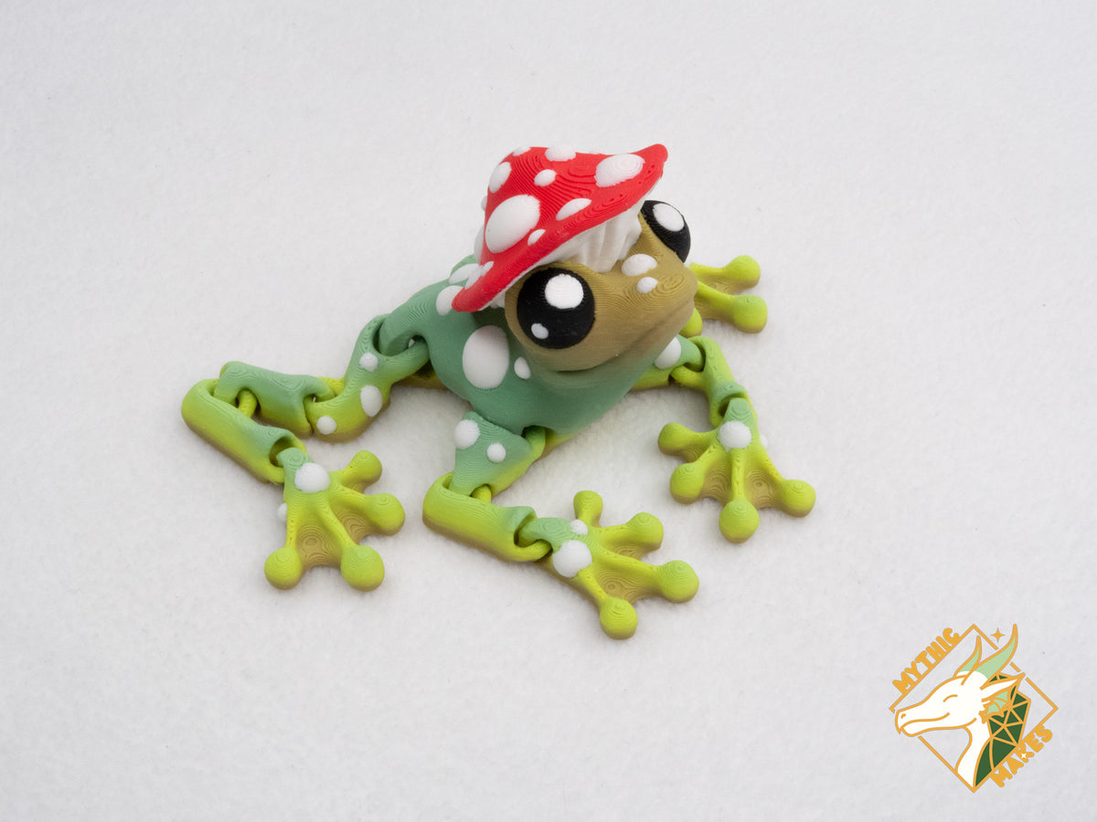 Grenouille en champignon