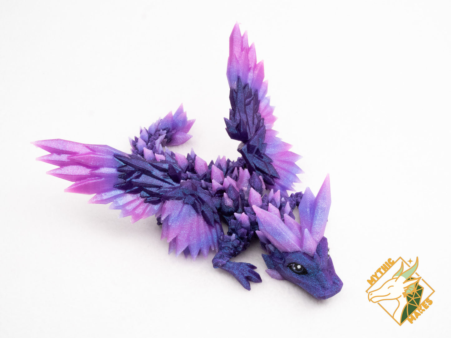 Winged Crystal Dragon - Baby & Young