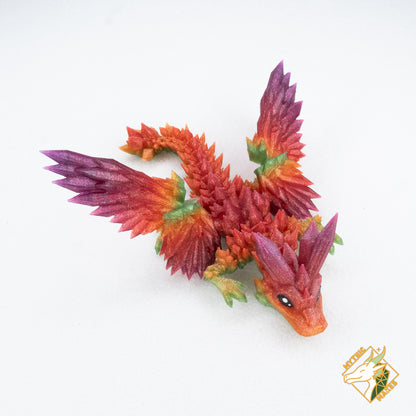 Dragon de cristal ailé - Bébé et Jeune