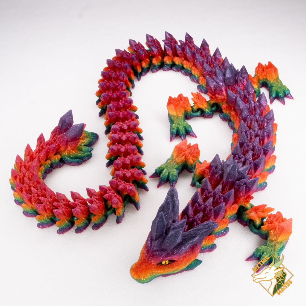 Crystal Wolf Dragon - Adult