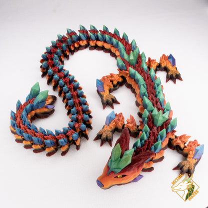 Crystal Wolf Dragon - Adult