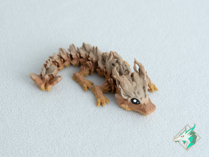 Hatchling Wood Dragon - Pocket Size