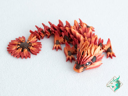 Hatchling Sunflower Dragon - Pocket Size